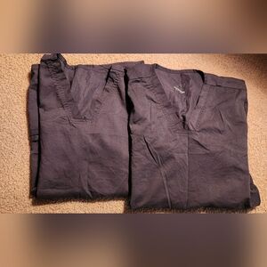 Two womens Cherokee scrub tops